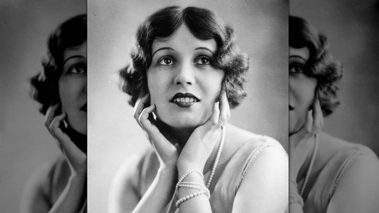 A flapper posing in the 1920s