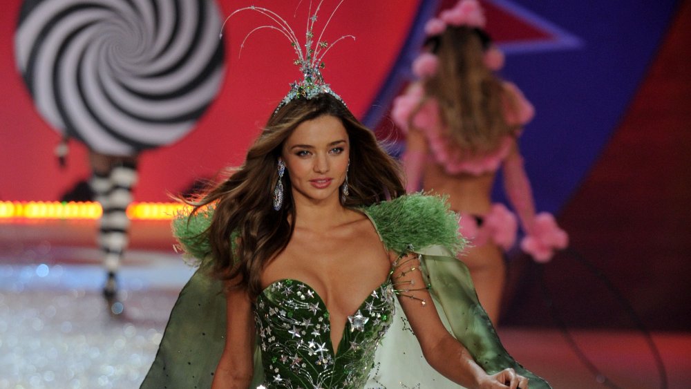 Miranda Kerr  on the runway for Victoria's Secret