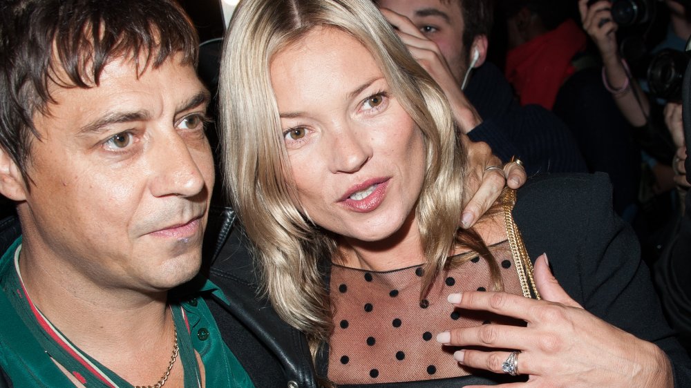 Kate Moss Hince with her partner