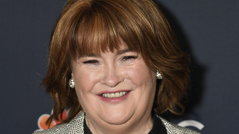 Susan Boyle smiling