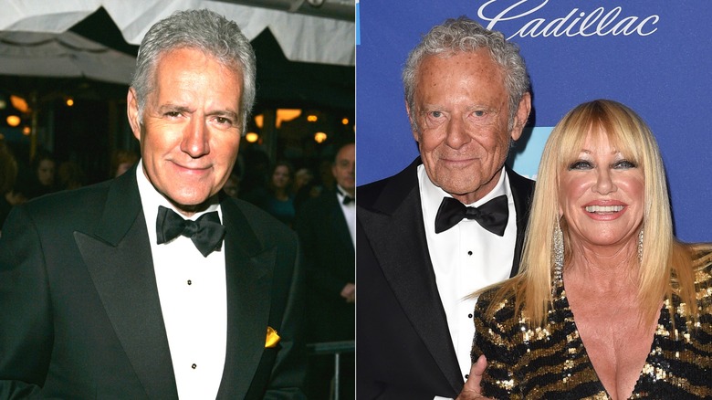 Alex Trebek  Alan Hamel and Suzanne Somers 