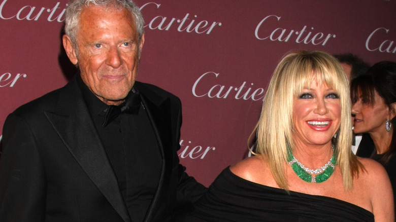 Suzanne Somers with her husband