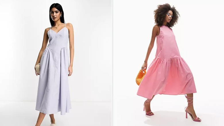 Models in ASOS dresses