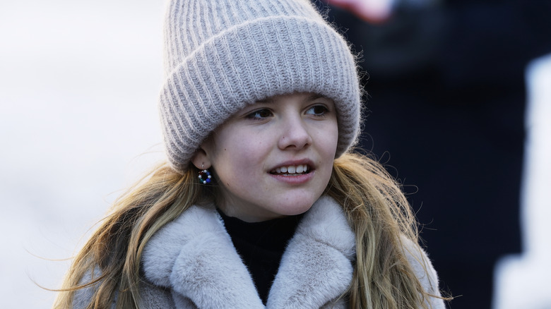 Princess Estelle in coat and hat