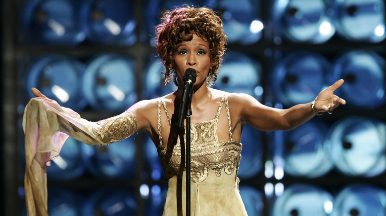 Whitney Houston performs