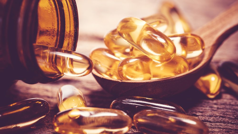 Fish oil tablets