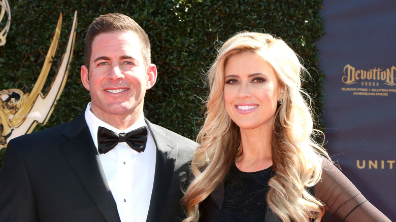 Tarek El Moussa and Christina Haack smiling