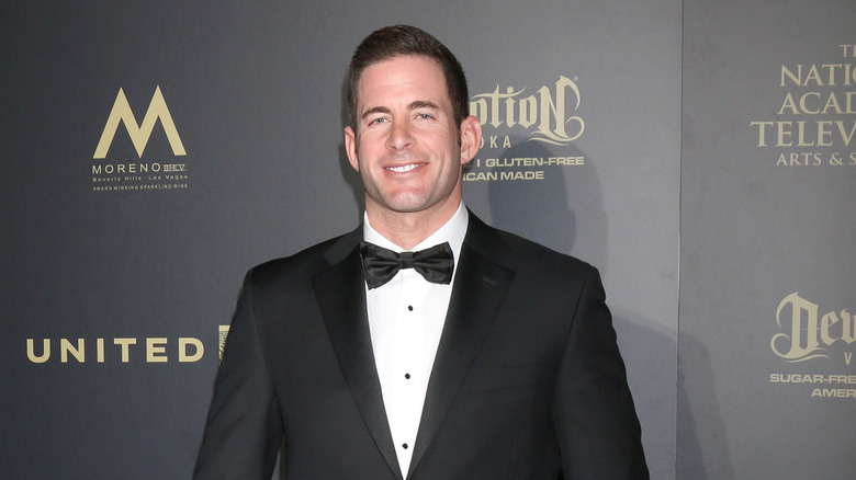 Tarek El Moussa wearing a tux