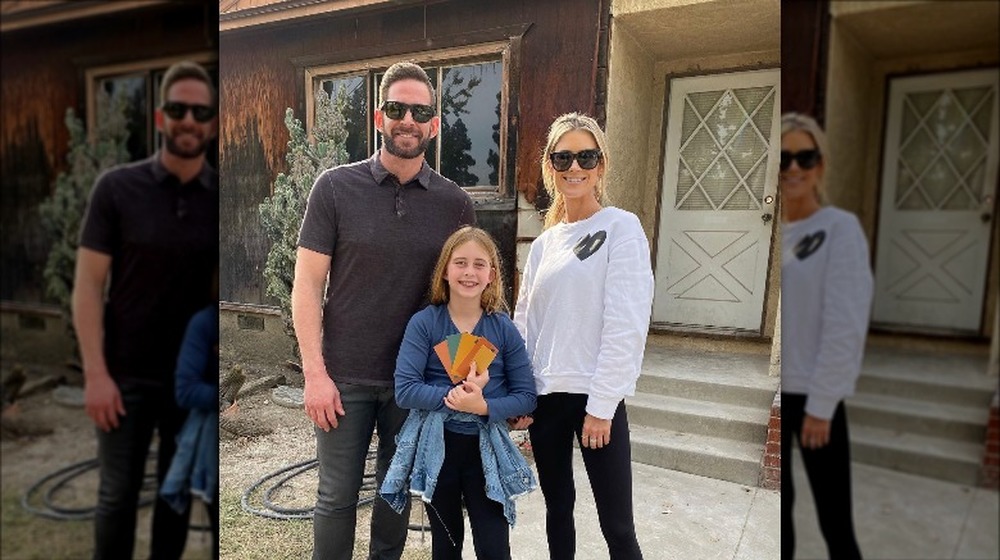 Tarek el Moussa and Christina Anstead with Taylor