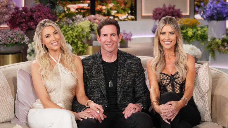 Heather Rae El Moussa, Tarek El Moussa, and Christina Haack on 