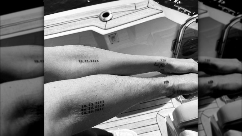 Tarek El Moussa and Heather Rae Young show off new tattoos