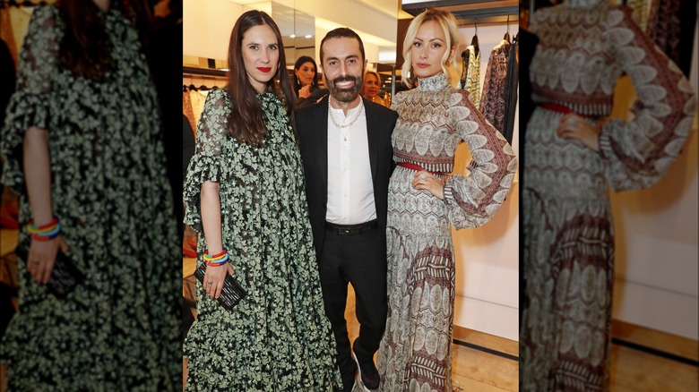 Tatiana Casiraghi in an iconic dress, posing