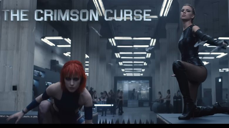 Hayley Williams and Taylor Swift in the Bad Blood music video