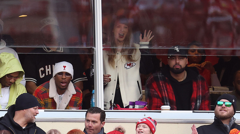 Taylor Swift at a Chiefs game