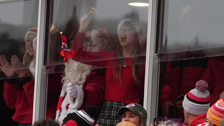 Taylor Swift at the Christmas Day Chiefs game