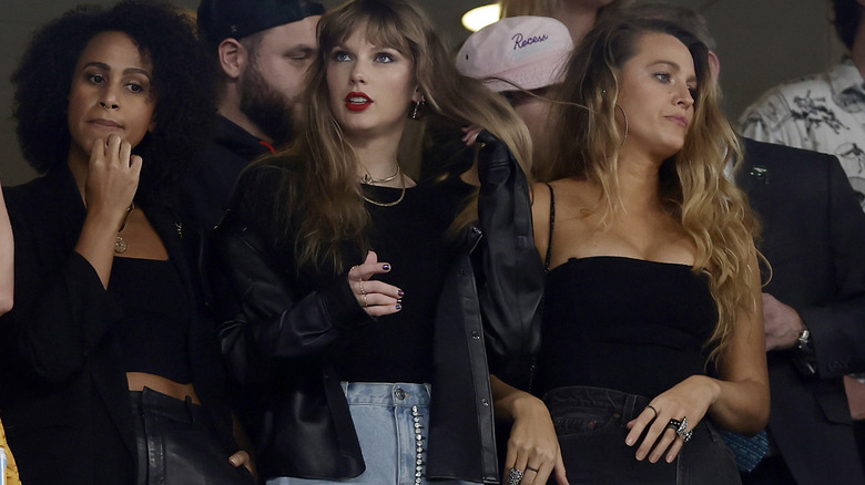 Taylor Swift at a Chiefs game in October 2023