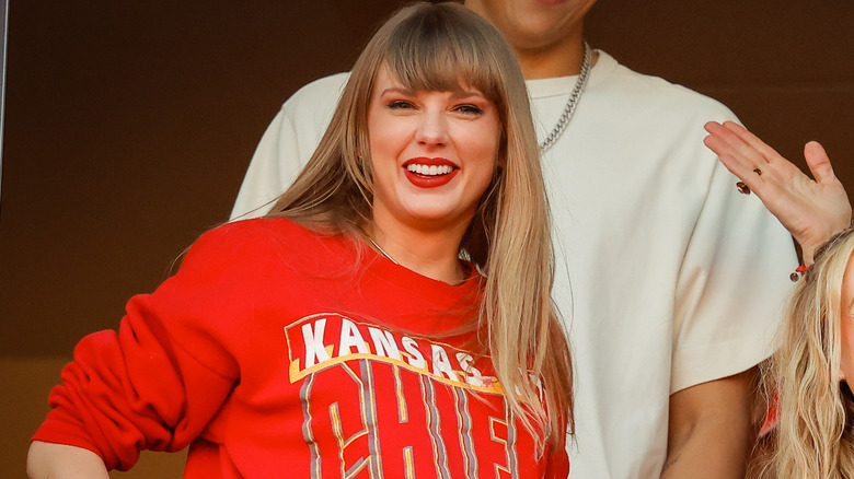 Taylor Swift at a Chiefs game