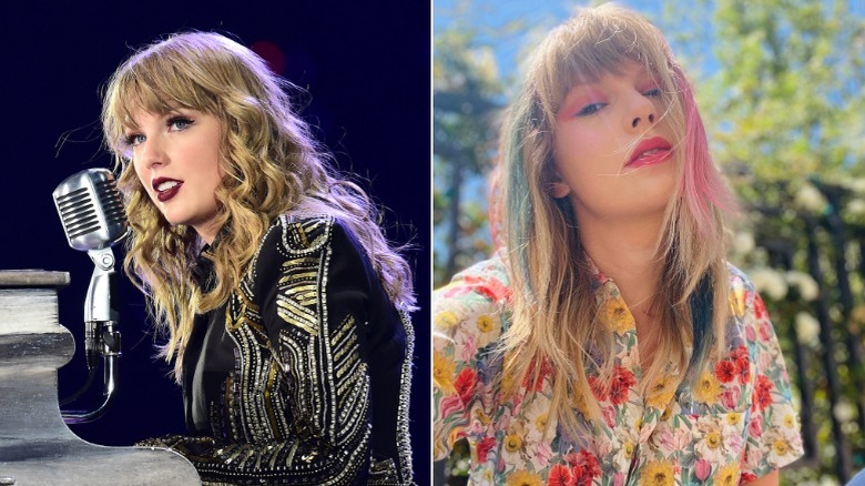 Taylor Swift's distinct beauty looks