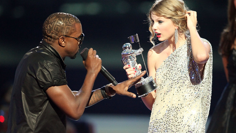 Taylor Swift and Kanye West at MTV Awards