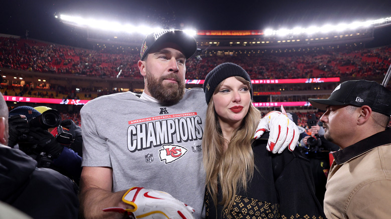 Taylor Swift with Travis Kelce