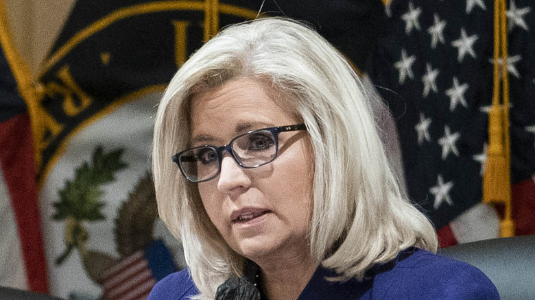 Liz Cheney at a January 6 hearing