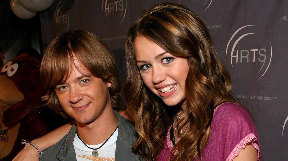 Jason Earles and Miley Cyrus