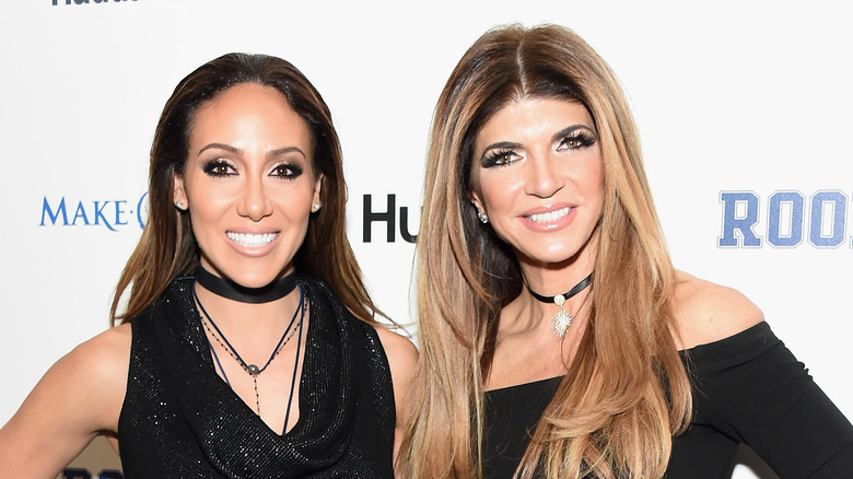 Teresa Giudice and Melissa Gorga smiling