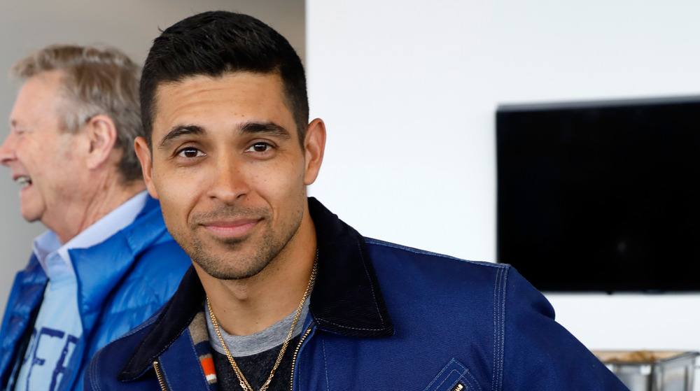 Wilmer Valderrama smirking