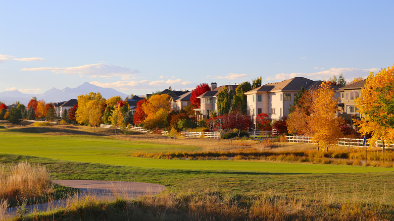 Golf course in Broomfield County