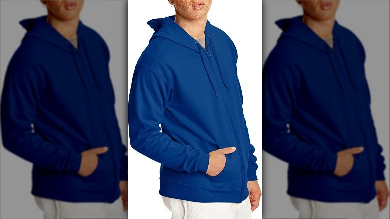 Hanes Men's Full-Zip Eco-Smart Hoodie