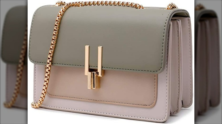TOP BAND Crossbody Leather Bag