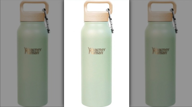 peppermint color Healthy human water bottle