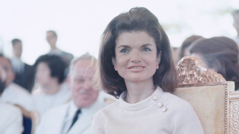 Jackie Kennedy smiling