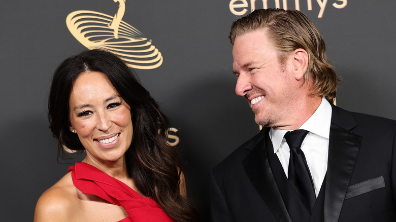 Joanna and Chip Gaines smiling