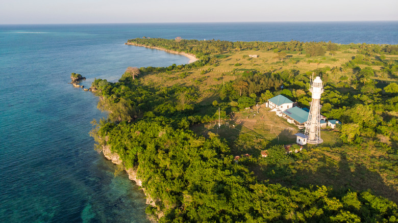 view of lighthouse in pemba island