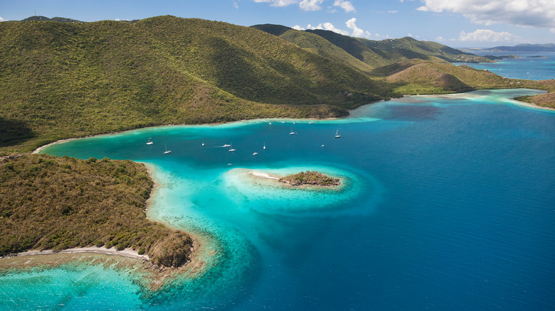 view of the bay in St. John