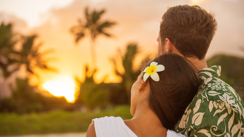 Man and woman in Hawaii 