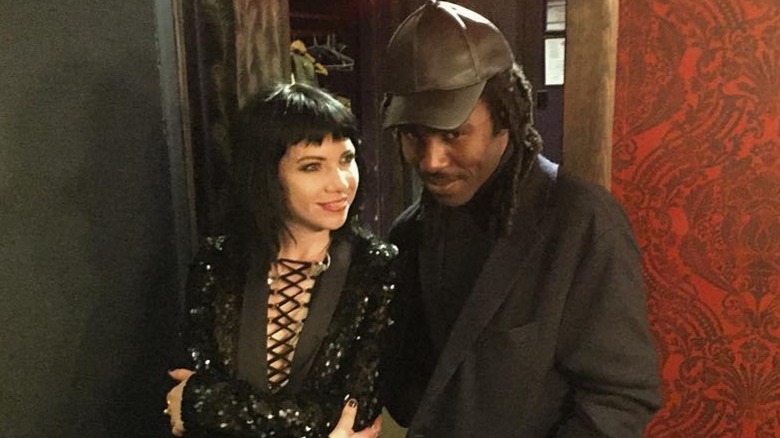 Carly Rae Jepsen and Dev Hynes posting together via Instagram