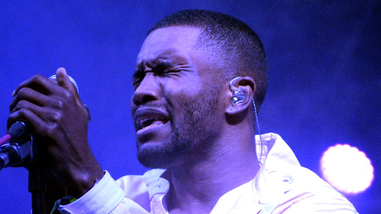 Frank Ocean performing in 2014