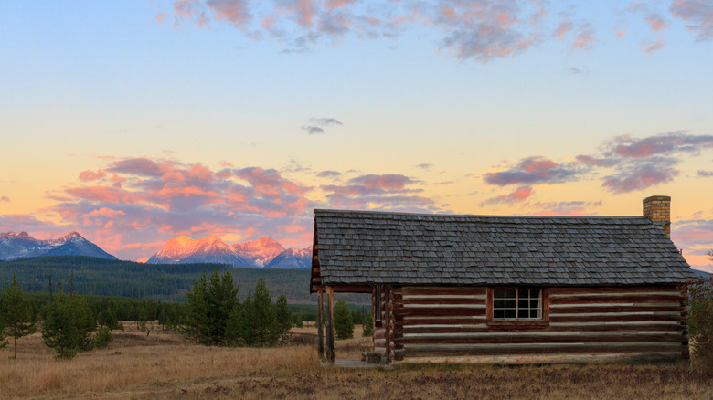 Cabin in Glacier National Park