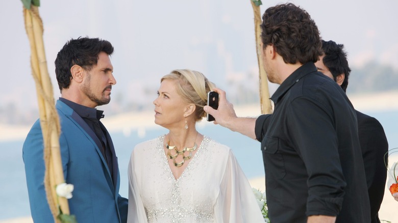 Don Diamont, Katherine Kelly Lang, Thorsten Kaye "The Bold and the Beautiful" Set