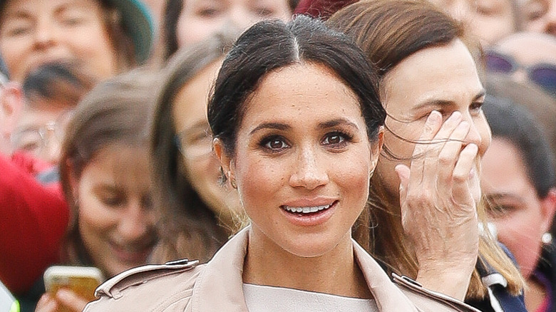 Meghan Markle smiling