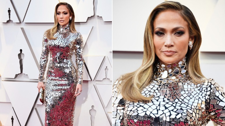 Jennifer Lopez, one of the best dressed celebs of 2019, at the 2019 Academy Awards