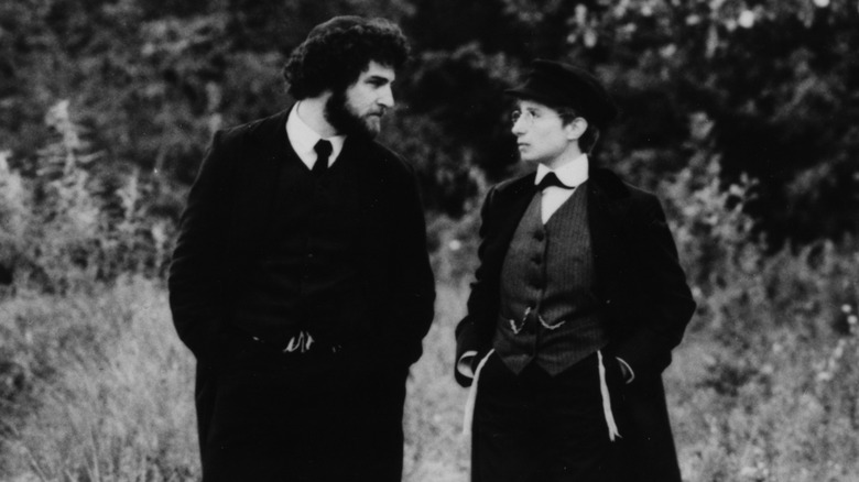 Barbra Streisand and Mandy Patinkin Yentl