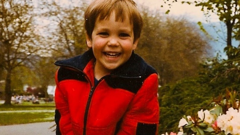 Taylor Kitsch as a child