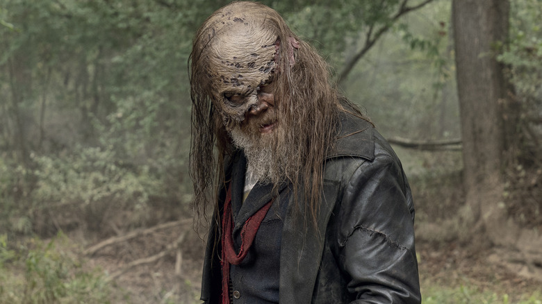 Ryan Hurst acting on The Walking Dead