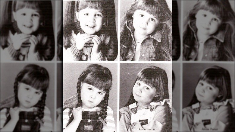 Alisan Porter headshots from childhood