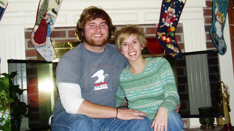 Erin and Ben Napier during the holidays 