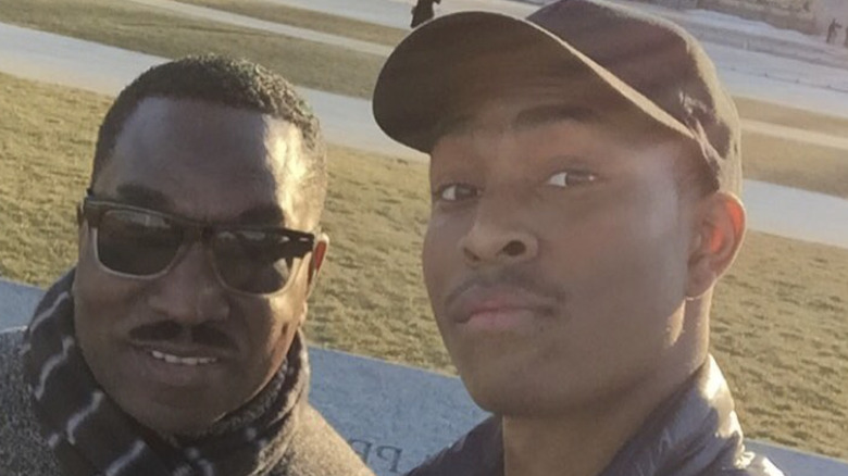 Clifton Powell in a selfie with his son, Clifton Powell Jr. 