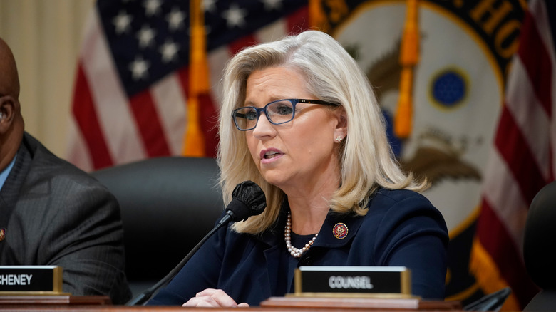 Liz Cheney speaking on the committee 